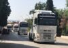El domingo recorrido de cabezas tractoras por la localidad de Bailen