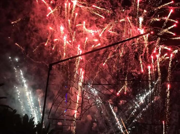 bailen fiestas fuegos aretificiales