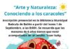 Llega a la Biblioteca Municipal el Taller Infantil ‘Arte y Naturaleza: Conociendo a los caracoles’