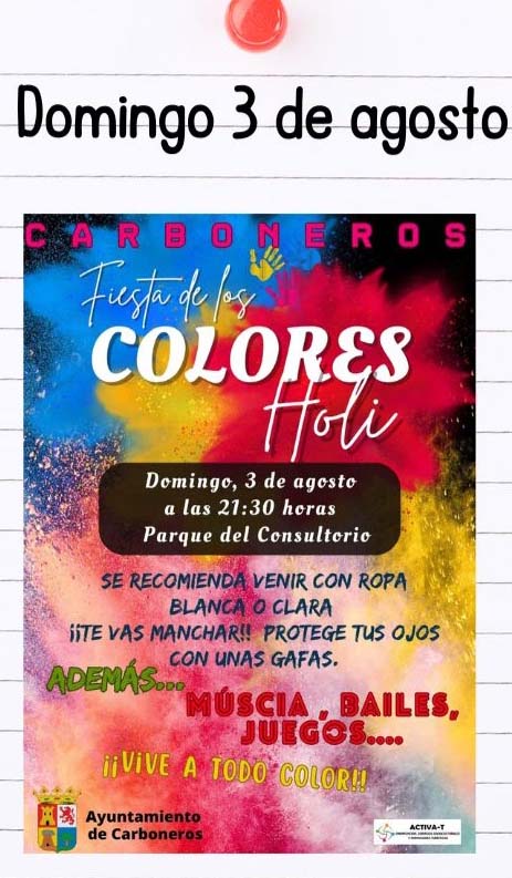 carboneros actos del dia 3 de agosto color