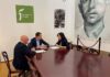 El vicepresidente primero de la Diputación recibe a la nueva presidenta de la Confederación Hidrográfica del Guadalquivir