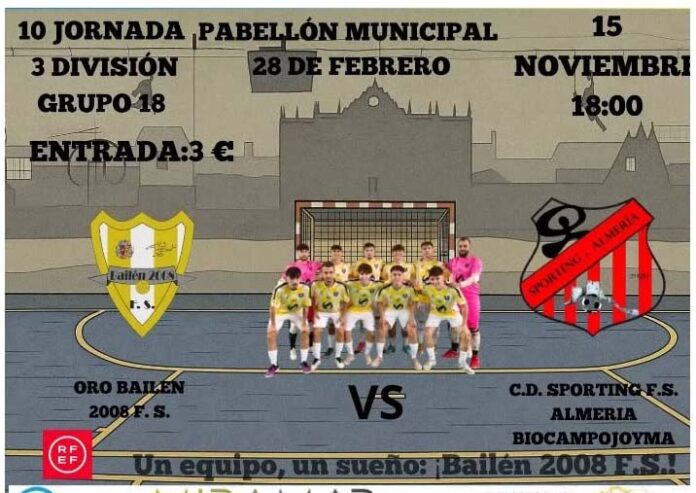 Bailen futbol sala NOV 25