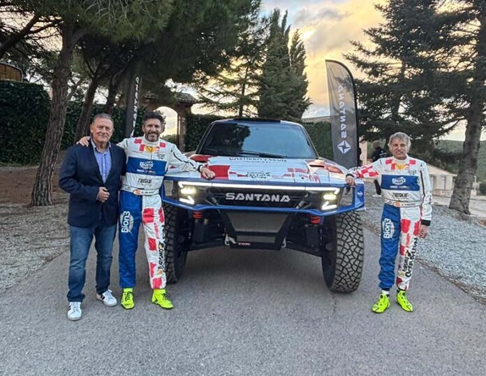 DAKAR presentado el vehiculo Santana pickup t1