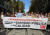 Las Mareas Blancas defienden en las calles de Jaén la sanidad publica
