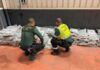 La Guardia Civil interviene, en La Carolina, 100 kg. de marihuana oculta entre la mercancía de un camión