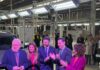 La ministra de Hacienda María Jesús Montero participa en la inauguración del nuevo Santana Motors