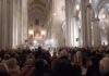 El cardenal jiennense José Cobo oficia la misa en Madrid a los familiares de los fallecidos en el accidente ferroviario de Adamuz