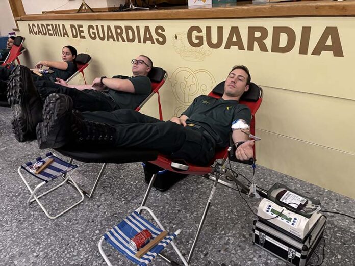 Guardia civil donacion de sangre