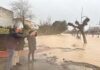 El subdelegado ha visitado Mengíbar y Villanueva de la Reina y Puente Tablas en Jaén para comprobar junto a sus alcaldes los daños provocados por la borrasca de lluvia y viento