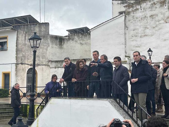 TEMPORAL Visita Pedro Sánchez a zonas afectadas por inundación río Guadalquivir 1