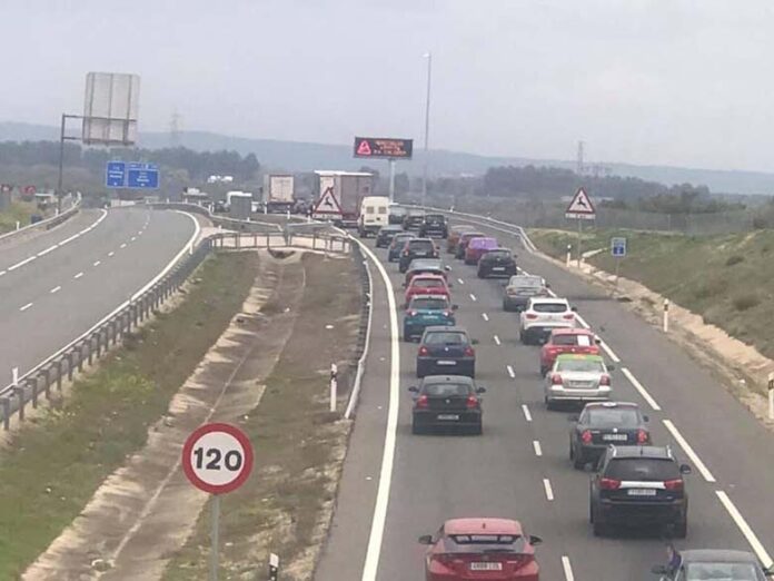 Autovía operacion salida a