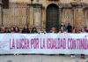 Día propio de invierno en esta jornada de reivindicación de los derechos de la mujer