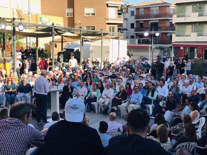 Elecciones andaluzas mitin de feijoo en bailen