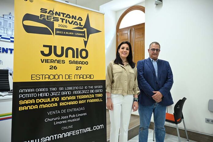 JAZ- El Santana Festival Jazz & Blues Linares 2026 ofrecerá ocho actuaciones los días 26 y 27 de junio