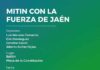 Mitin de Nuñez Feijóo en Bailén