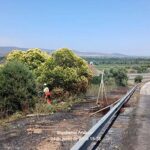 Los Bomberos de Andújar sofocan un incendio en la autovía A-4