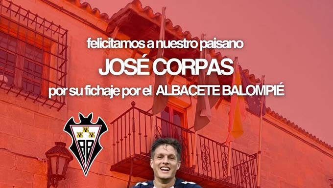 El jugador «bañusco» José Corpas inicia una nueva etapa en el Albacete