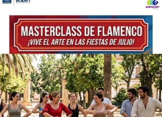 Máster Class de flamenco en los pisos Paquita Torres