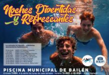 Este miércoles a disfrutar de las Noches Divertidas y Refrescantes en la Piscina Municipal de Bailén