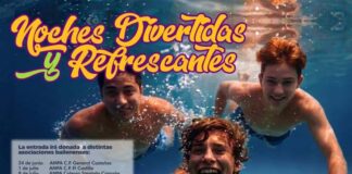 Este miércoles a disfrutar de las Noches Divertidas y Refrescantes en la Piscina Municipal de Bailén