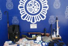 Tres detenidos al desmantelar un punto de venta de droga en Úbeda