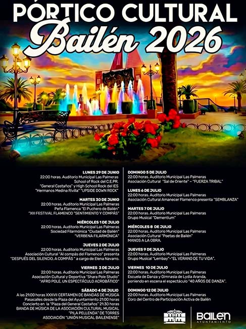 PORTICO CULTURAL 2026 CARTEL