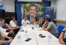 Juan Bravo aborda en Linares el “caos ferroviario” y las principales reivindicaciones de la ciudad