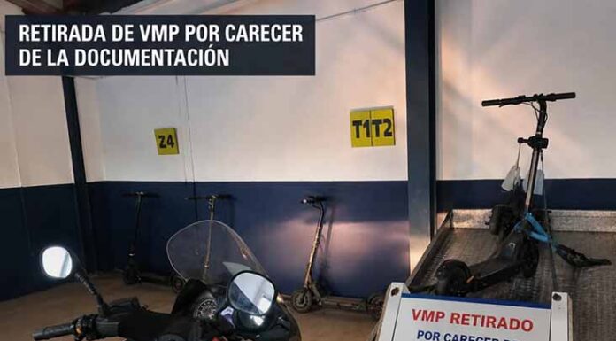 La Policía Local intensifica las actuaciones de control sobre los Vehículos de Movilidad Personal (VMP)