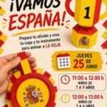 La Biblioteca Municipal Baécula organiza el taller infantil ‘¡Vamos España!’