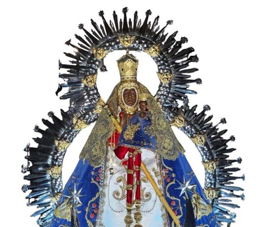 Azulejo dedicado a la Virgen de la Cabeza