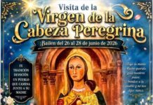 Este viernes llega la imagen de de la Virgen de la Cabeza Peregrina a Bailén