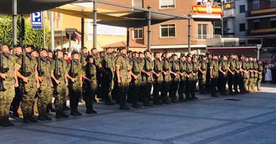 Bailen fiestas de julio soldaos