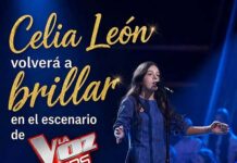 Celia León vuelve a subirse al escenario de La Voz Kids este fin de semana