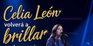 Celia León vuelve a subirse al escenario de La Voz Kids este fin de semana