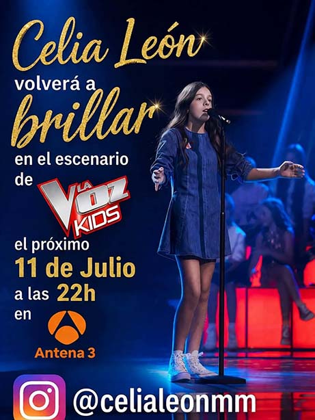 CELIA lEON EN LA VOZ KID