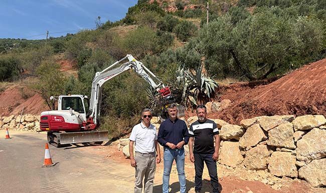 Diputación arreglará las principales carreteras de Chiclana de Segura con una inversión de 2,3 millones de euros