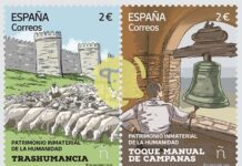 Correos dedica dos nuevos sellos a la protección de la Trashumancia y al Toque manual de campanas