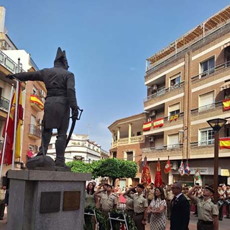Bailén rinde homenaje al General Reding en uno de los actos más solemnes de las Fiestas de Julio