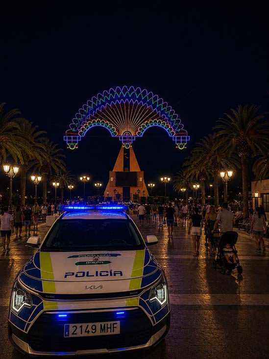 FIESTAS DE JULIO policía