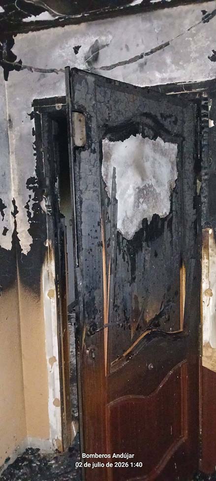 Incendio en Arjona vivienda