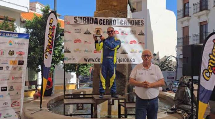 Esteban Perea no se baja del podio en el andaluz de montaña y sale reforzado en Lanjarón manteniendo el liderazgo en la categoría de monoplazas