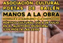 En el Pórtico Cultural le llega el turno a Asociación Cultural Poetas de Bailén presenta ‘Manos a la Obra»