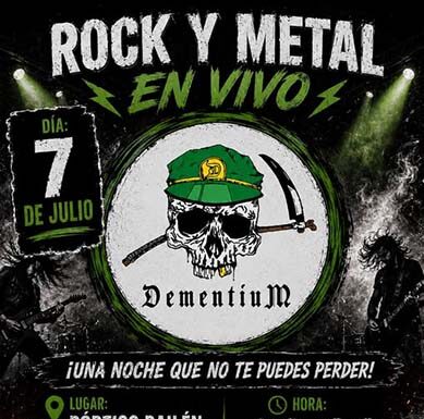 Rock y metal en el Pórtico Cultural